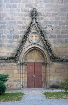 Gothic door Stock Photos