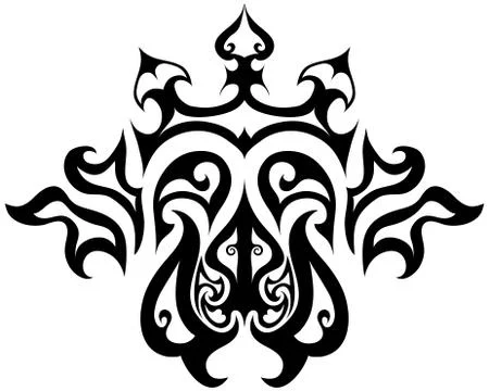 Gothic emblem Illustrazione stock