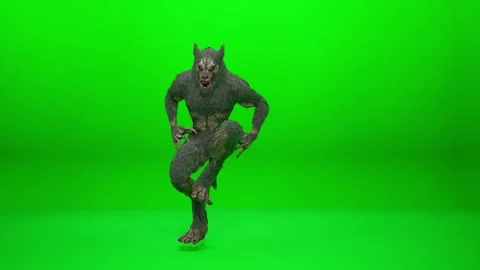Gothic Fantasy Werewolf Dynamic Movement VFX 스톡 동영상 318207072
