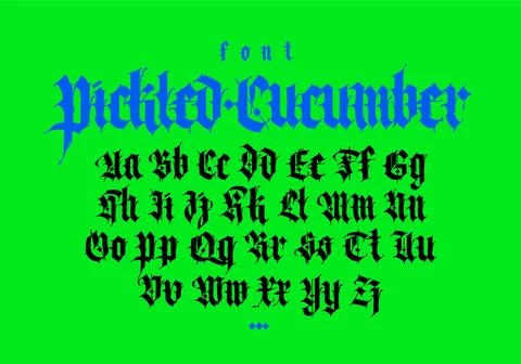 Gothic font from Latin letters. Vector. English alphabet. Medieval European s Stock Illustration