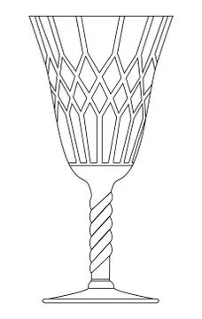 Gothic goblet vector symbol icon design. Stock Illustration