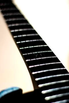 Gothic Guitar neck Stock-Fotos