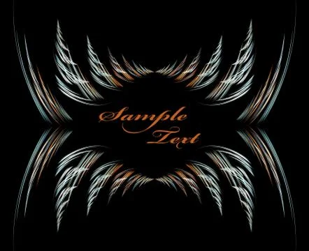 Gothic heading Illustrazione stock