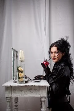 Gothic lady Stock Photos