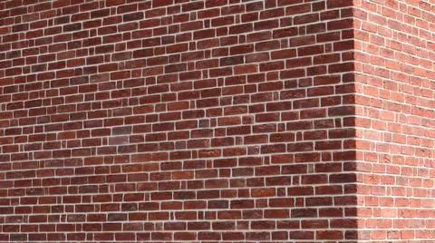 Gothic masonry of red facing clinker brick Stock Photos