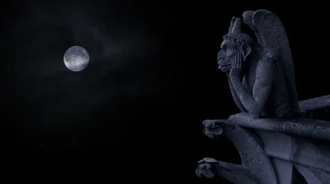 Gothic night Stock Footage 891566