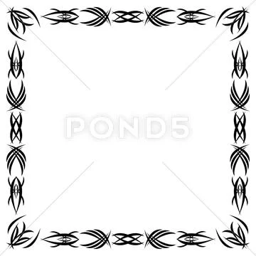 Gothic pattern Stock Illustration