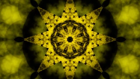 Gothic pattern kaleidoscope Stock Footage 97063773