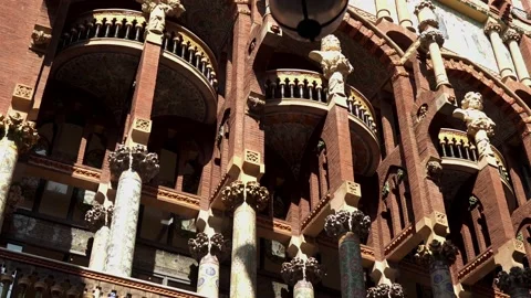 Gothic Quarter of Barcelona Stock Footage 172073238