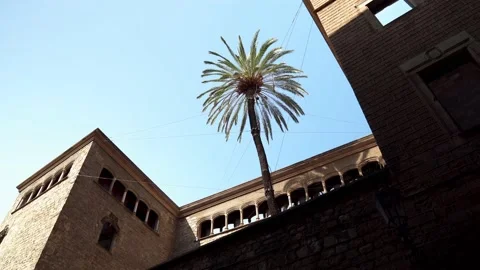 Gothic Quarter of Barcelona Stock Footage 172074130