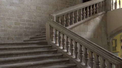 Gothic Quarter of Barcelona. Spain. Stock Footage
