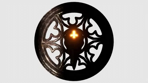 Gothic Raven Skull VJ Loop Stock Footage 202150007
