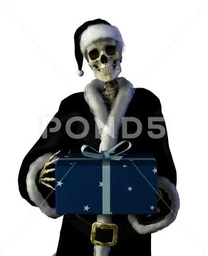 Gothic Santa Illustration