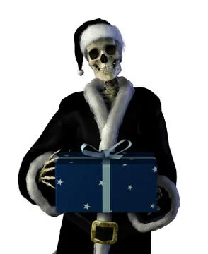 Gothic Santa Stock Illustration