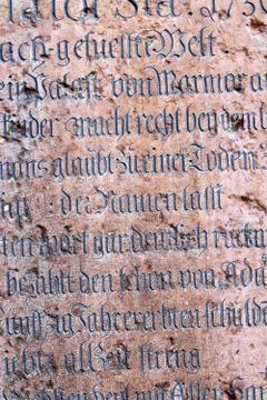 Gothic script 写真素材