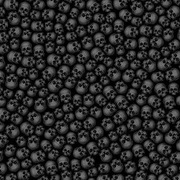 Gothic skull background Stock-Illustration