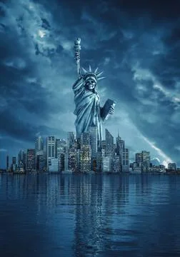 Gothic Statue of Liberty Stock-Illustration