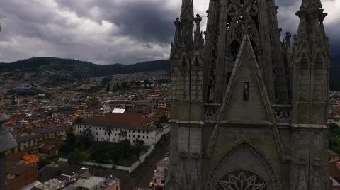 Gothic-Style Basilica Video stock 63225354