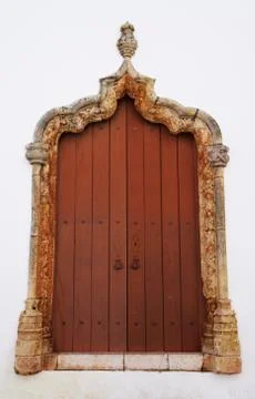 Gothic window frame Stock Photos