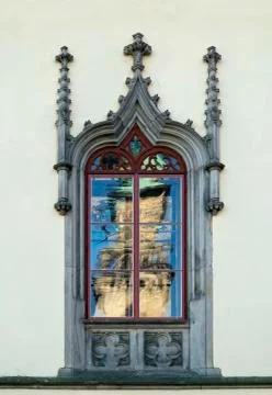 Gothic window Fotos Stock