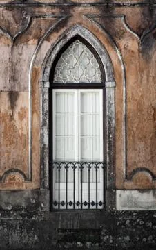 Gothic window Foto stock