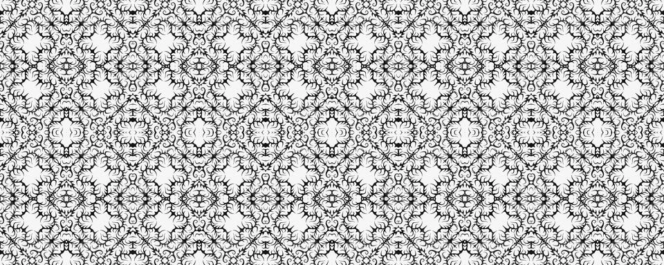 Gothick style. Vintage background. Seamless texture. Abstract forms. Stock Illustration