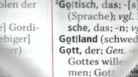 Gott Stock Footage 24389582