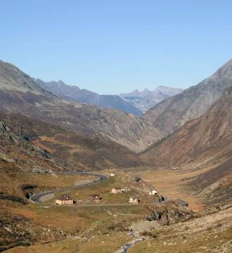 Gottard pass Stock Photos