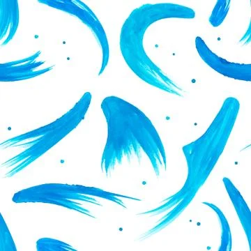 Gouache pattern Stock Illustration