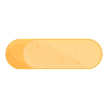 Gouda cheese icon cartoon vector. Food board 스톡 일러스트