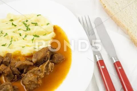 Goulash meal Stock Photos