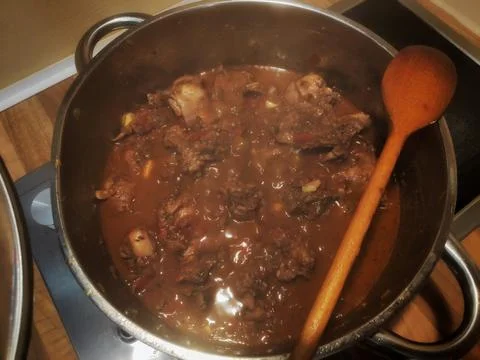 Goulash in a Pot Fotos Stock