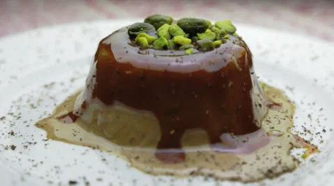 Gourmet dessert Stock Footage