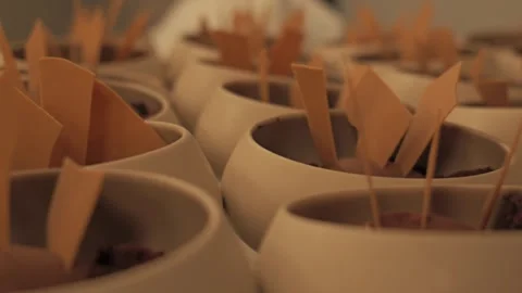 Gourmet dessert Video stock 279640262