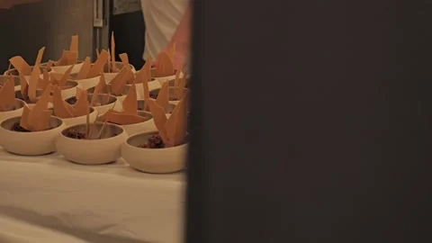 Gourmet dessert Video stock 279640274