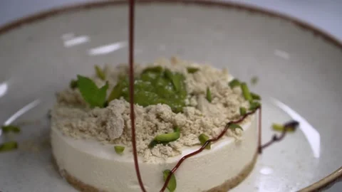 Gourmet Dessert Presentation Stock Footage 319950462