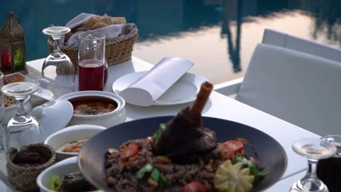 Gourmet Dining Experience Stock Footage 318303113