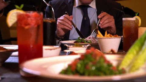 Gourmet Dining Experience Stock Footage 318310121