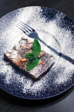 Gourmet Dish Served on a Plate in a Restaurant. Fine Dining Food Close-Up Stock Photos