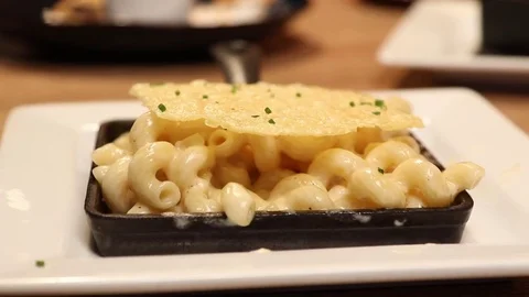 Gourmet Mac N Cheese Static Stock Footage 79043254