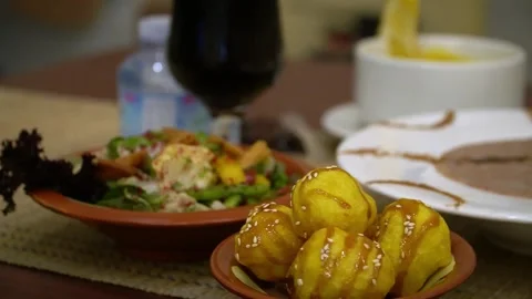 Gourmet Meal Presentation Stock Footage 319949035