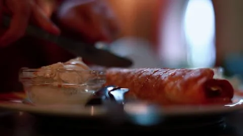 Gourmet Pancakes Video stock 8986772