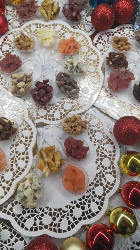 Gourmet snacks Stock Footage 226763837