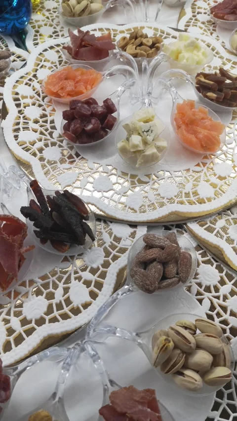 Gourmet snacks Stock Footage 226763854