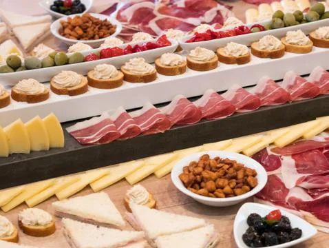 Gourmet table 库存照片