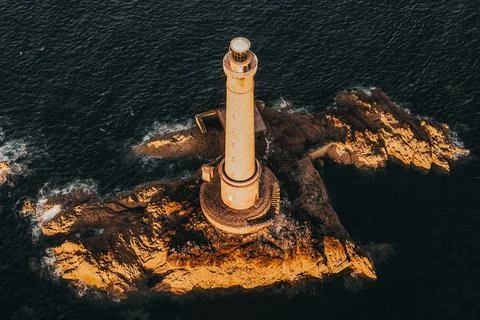 The Goury Lighthouse Stock Photos