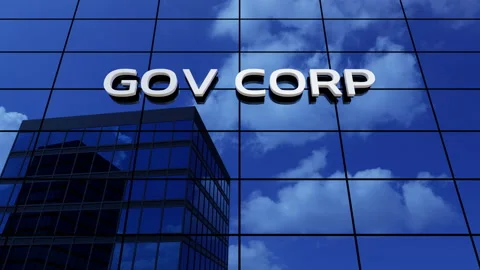 Gov Corp Skyscraper Office Building 3D Animation Stock Footage 150662038