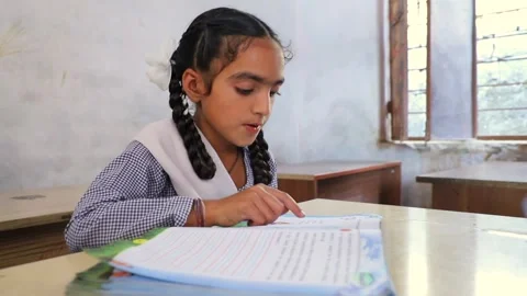 Goverment Primary School in India Stock Footage 293060081