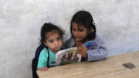 Goverment Primary School in India Stock Footage 293060143