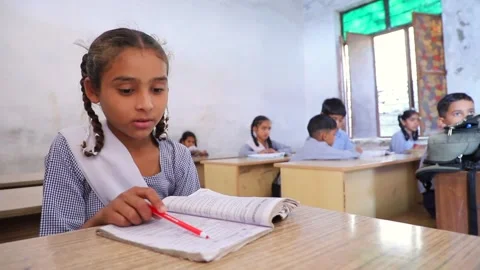 Goverment Primary School in India Stock-Footage 293060170